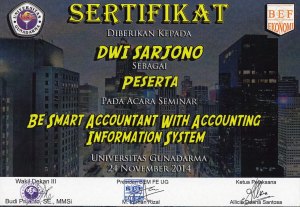 Seminar "Be Smart Accountant With Accounting Information System"